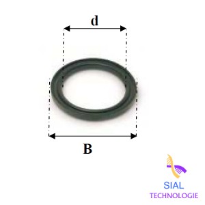 Joint clamp FKM Diam. Ext. 26,9